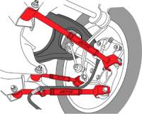 SPC Performance - SPC Performance 08-13 Honda Accord/09-13 Acura TSX/TL Rear Adjustable Control Arm (Set of 3) - Image 2