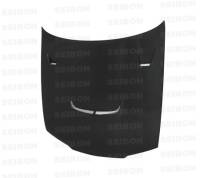 Seibon Carbon - Seibon 90-94 Nissan Skyline R32 (BNR32) JU style Carbon Fiber Hood - Image 1