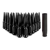 Mishimoto - Mishimoto Mishimoto Steel Spiked Lug Nuts M14 x 1.5 32pc Set Black - Image 1