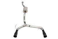 Corsa 21-25 Ford Bronco 2.3L 4-Door 2.75in Cat-Back Dual Rear Exhaust w/ 4in Straight-Cut Black Tips