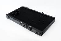 CSF Radiators - CSF 92-00 Honda Civic w/K-Swap V3 Radiator - Black Finish - Image 2