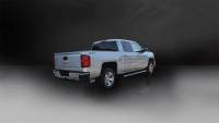 CORSA Performance - Corsa 14-19 GMC Sierra/Chevy Silv 1500 Crew Cab/Short Bed 5.3L V8 Polished Sport Single Side CB Exh - Image 2