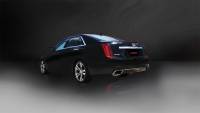 CORSA Performance - Corsa 2014-16 Axle-Back Exhaust Dual Rear Polished Outlet 2014 Cadillac CTS Vsport 3.6L V6 Automatic - Image 2