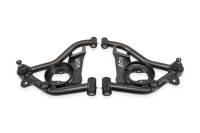 BMR 82-92 F-Body A-arms Lower DOM, Non-adj Delrin Bushings Spring Pocket - Black Hammertone