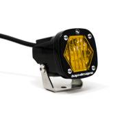 Baja Designs - Baja Designs S1 Amber Wide Cornering LED Light w/ Mounting Bracket Single - Image 1