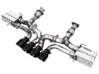 AWE Tuning - AWE 2023 C8 Corvette Z06 SwitchPath Cat-Back Exhaust - Diamond Black Tips - Image 1