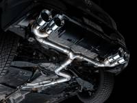 AWE Tuning - AWE MK8 Volkswagen Golf R 3in Track Edition Quad Exhaust - Chrome Silver Tips - Image 2