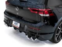 AWE Tuning - AWE MK8 Volkswagen Golf R 3in Track Edition Quad Exhaust - Chrome Silver Tips - Image 6