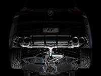 AWE Tuning - AWE MK8 Volkswagen Golf R 3in Track Edition Quad Exhaust - Chrome Silver Tips - Image 8