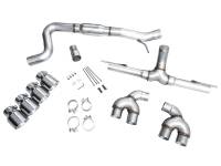 AWE Tuning - AWE MK8 Volkswagen Golf R 3in Track Edition Quad Exhaust - Chrome Silver Tips - Image 15