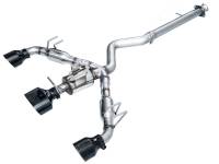 AWE Tuning - AWE 2023+ Toyota GR Corolla Track Edition Exhaust - Diamond Black Tips - Image 1