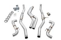 AWE Tuning - AWE 2020 Toyota Supra A90 Track Edition Exhaust - 5in Chrome Silver Tips - Image 7