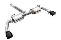 AWE Tuning - AWE 2018+ Jeep Wrangler JL/JLU Tread Edition Axle-Back Dual Exhaust - Diamond Black Tips - Image 11