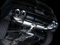 AWE Tuning - AWE MK8 Volkswagen Golf R 3in Touring Edition Quad Exhaust - Chrome Silver Tips - Image 2