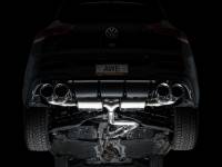 AWE Tuning - AWE MK8 Volkswagen Golf R 3in Touring Edition Quad Exhaust - Chrome Silver Tips - Image 8