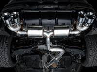 AWE Tuning - AWE MK8 Volkswagen Golf R 3in Touring Edition Quad Exhaust - Chrome Silver Tips - Image 9