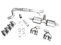 AWE Tuning - AWE MK8 Volkswagen Golf R 3in Touring Edition Quad Exhaust - Chrome Silver Tips - Image 15