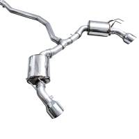 AWE Tuning - AWE 22+ Honda Civic Si/Acura Integra Touring Edition Catback Exhaust - Dual Chrome Silver Tip - Image 11