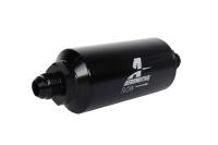 Aeromotive - Aeromotive In-Line Filter - (AN -8 Male) 40 Micron Stainless Mesh Element Bright Dip Black Finish - Image 4