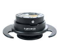 NRG Innovations - NRG Innovations Quick Release Kit Gen 3.0 - Black Body / Black Ring w/ Carbon Fiber Handles - Image 2