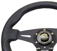 NRG Innovations - NRG Innovations Reinforced Steering Wheel (320mm) w/Carbon Center Spoke - Image 3