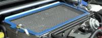 Cusco - Cusco 08-17 Impreza (GR/GV/VA) Turbo Intercooler Protection Grill Kit Blue w/Blk Mesh - Image 3