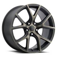 FR 75 - Jeep Trackhawk Replica Wheel 20x9 5x5 ET34.7 71.5CB Satin Black Machine Face/Bronze Clear Coat