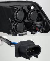 AlphaRex - AlphaRex 09-18 Dodge Ram 1500HD LUXX LED Proj Headlights Plnk Style Blk w/Activ Light/Seq Signal/DRL - Image 2