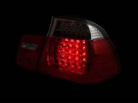 ANZO 2002-2005 BMW 3 Series E46 LED Taillights Red/Clear - Image 2