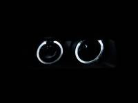 ANZO Headlights, Tail Lights and More  - ANZO 1992-1998 BMW 3 Series E36 Projector Headlights w/ Halo Black G2 1 pc - Image 2