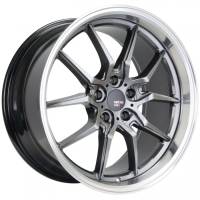 Option Lab Wheels S718 19x9.5 5x114.3 ET35 73.1CB Nightfall Grey w/Machined Lip