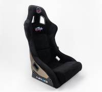 NRG Innovations - NRG Innovations FRP Bucket Seat ULTRA Edition - Large (Black Alcantara/Gold Glitter Back) - Image 2