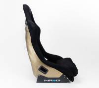 NRG Innovations - NRG Innovations FRP Bucket Seat ULTRA Edition - Large (Black Alcantara/Gold Glitter Back) - Image 3