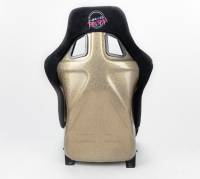NRG Innovations - NRG Innovations FRP Bucket Seat ULTRA Edition - Large (Black Alcantara/Gold Glitter Back) - Image 5