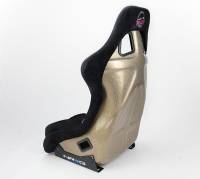NRG Innovations - NRG Innovations FRP Bucket Seat ULTRA Edition - Large (Black Alcantara/Gold Glitter Back) - Image 6