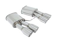 Megan Racing Supremo Exhaust System: BMW F10 M5 2011+ Stainless Roll Tips