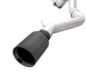 AWE Tuning - AWE 2021+ Ford Bronco 0FG Single Rear Exit Exhaust w/Diamond Black Tip & Bash Guard - Image 2