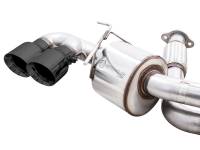 AWE Tuning - AWE 2020 Chevrolet Corvette (C8) Touring Edition Exhaust - Quad Diamond Black Tips - Image 4