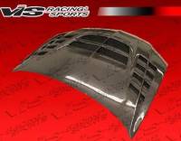 VIS Racing - VIS Racing Carbon Fiber Hood VTX Style for Mitsubishi EVO 8 4DR 03-05 - Image 3