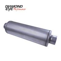 Diamond Eye Performance - Diamond Eye Exhaust Muffler, Performance Diesel Exhaust Part-5In. Aluminized Performance Louvered Muffler-30I - Image 1