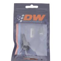 DeatschWerks - DeatschWerks 6AN ORB Male to 5/16in Male Triple Barb Fitting (Incl O-Ring) - Anodized Matte Black - Image 1