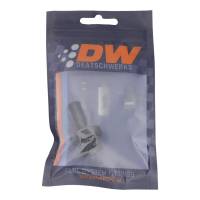 DeatschWerks - DeatschWerks 8AN ORB Male to 3/8in Male Barb Fitting (Incl O-Ring) - Anodized Matte Black - Image 1
