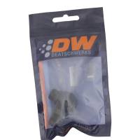 DeatschWerks - DeatschWerks 6AN ORB Male to 6AN Male Flare Low Profile 90-Degree Swivel - Anodized Matte Black - Image 2