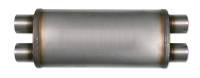 Diamond Eye Performance - Diamond Eye Exhaust Muffler, Performance Diesel Exhaust Part-3.5In. 409 Stainless Steel Performance Perforate - Image 1