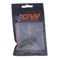 DeatschWerks - DeatschWerks 6AN Male Flare to 5/16in Hardline Compression Adapter - Anodized Matte Black - Image 2