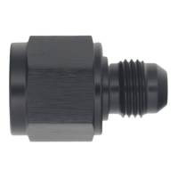 DeatschWerks - DeatschWerks 8AN Female Flare to 6AN Male Flare Reducer - Anodized Matte Black - Image 1