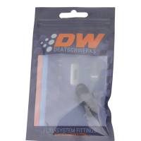 DeatschWerks - DeatschWerks 6AN Male Flare to 1/4in Male NPT Adapter - Anodized Matte Black - Image 1