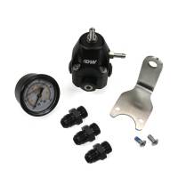DeatschWerks - DeatschWerks DWR1000C AFPR + Pressure Gauge + 6AN Fittings - Anodized Black - Image 1