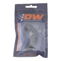 DeatschWerks - DeatschWerks 6AN Female Swivel 90-Degree Hose End PTFE (Incl 1 Olive Insert) - Anodized Matte Black - Image 1