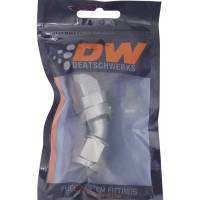 DeatschWerks - DeatschWerks 8AN Female Swivel 45-Degree Hose End PTFE (Incl. 1 Olive Insert) - Image 1